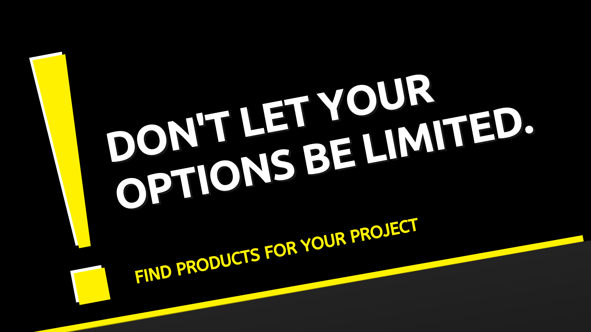 the Blea Store - Don't let your options be limited | Find products for your project
